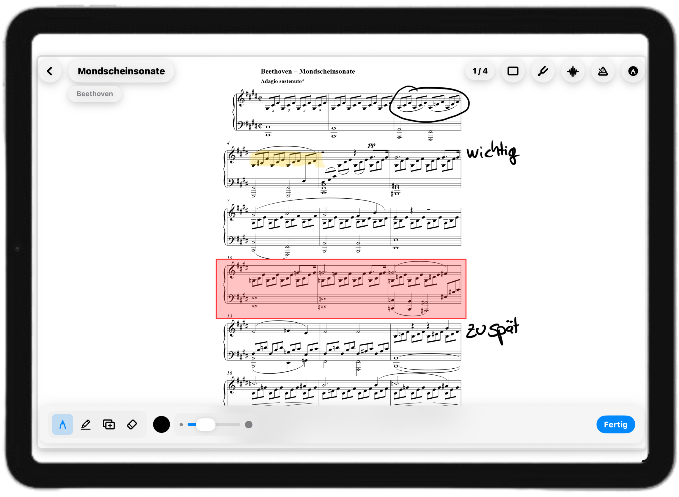 SheetOne App — Bibliothek